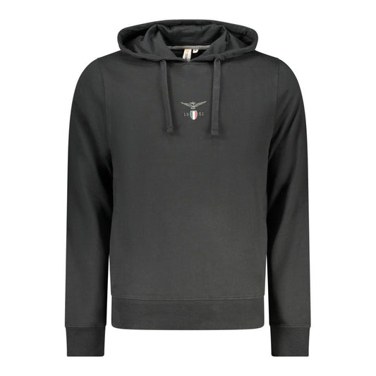 Accademia Militare Black Cotton Sweatshirt Accademia Militare