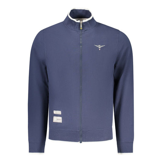 Accademia Militare Blue Cotton Men Sweatshirt Accademia Militare