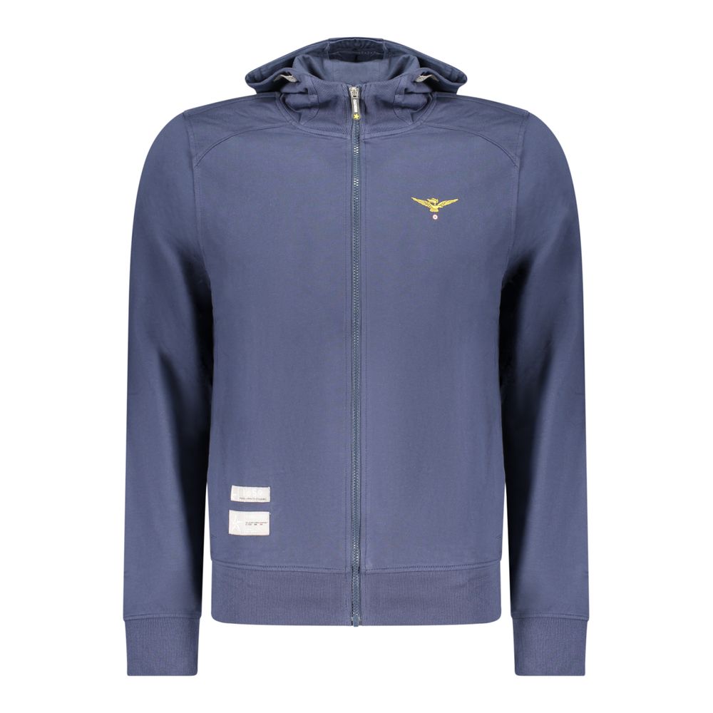Accademia Militare Blue Cotton Men's Sweatshirt Accademia Militare