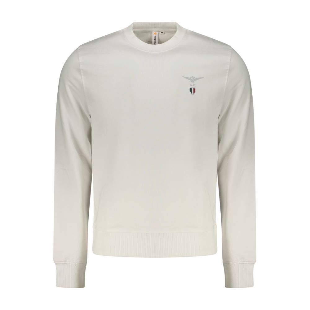Accademia Militare Bianco Cotton Men Sweatshirt Accademia Militare