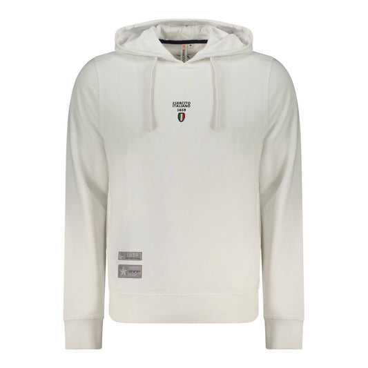 Accademia Militare White Cotton Men's Hoodie Accademia Militare
