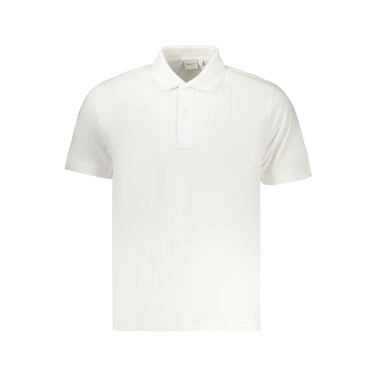 Pepe Jeans White Cotton Men Polo Shirt Pepe Jeans