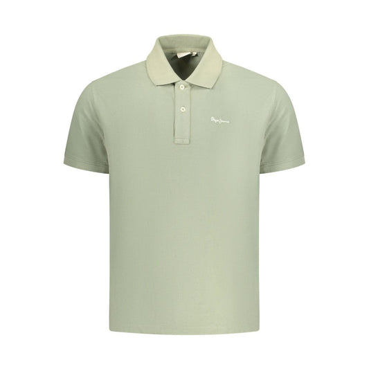 Pepe Jeans Verde Cotton Men's Polo Shirt Pepe Jeans