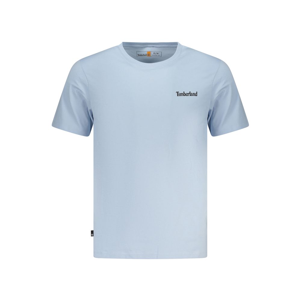 Timberland Azzurro Cotton Mens T-Shirt Timberland