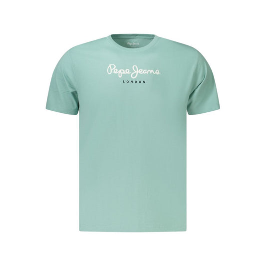 Pepe Jeans Azzurro Cotton Men's T-Shirt Pepe Jeans
