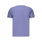Pepe Jeans men's blue cotton T-shirt with round neckline and short sleeves, casual and comfortable for everyday wear.