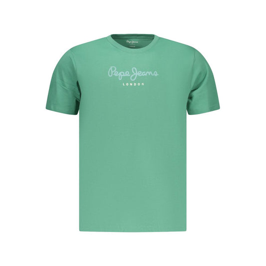 Pepe Jeans Verde Cotton Men T-Shirt Pepe Jeans