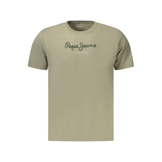 Pepe Jeans Verde Cotton Men T-Shirt Pepe Jeans