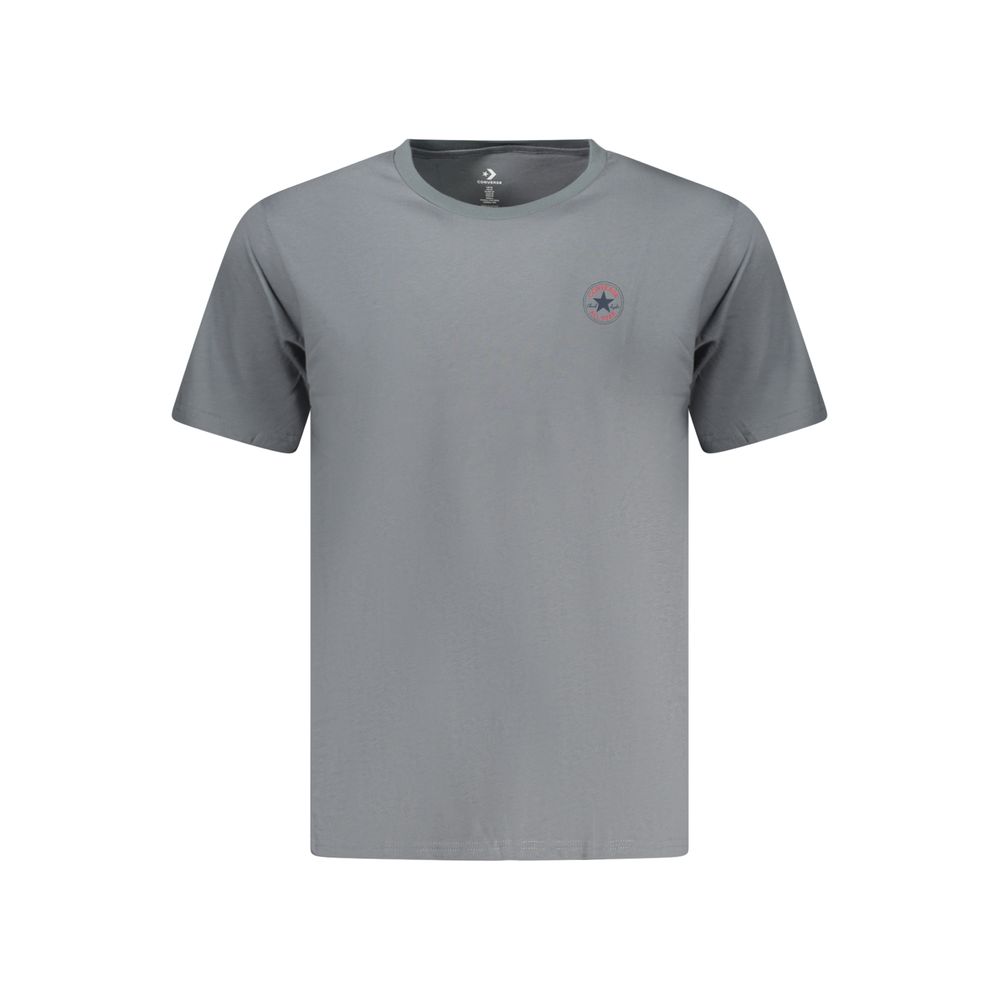 Converse Gray Cotton Men's T-Shirt Converse