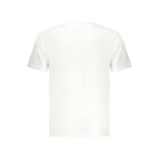 White cotton Converse men's T-shirt with classic crew neck and short sleeves, featuring the Converse logo on the chest.