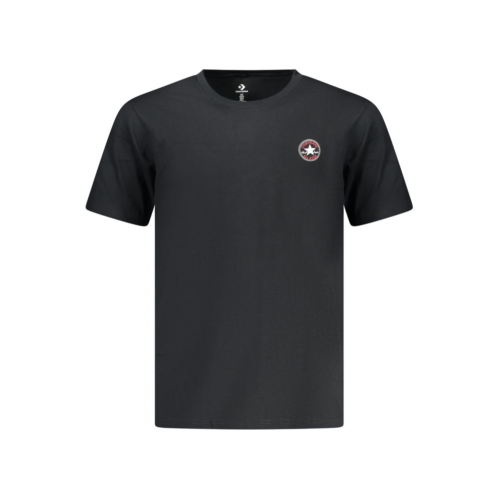 Converse Black Cotton Men T-Shirt Converse