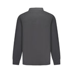 Black cotton men's polo shirt by North Sails featuring a classic collar and short sleeves, displayed on a plain background.