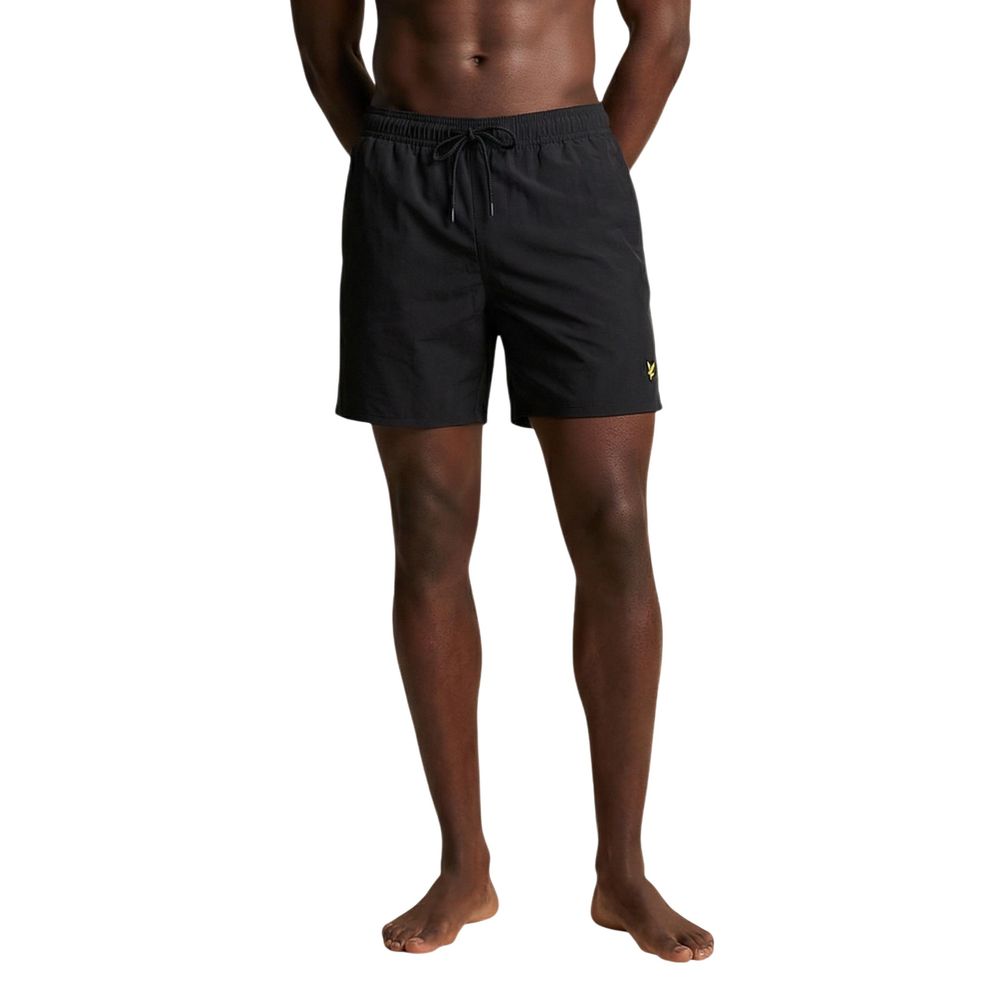 Lyle & Scott Black Polyamide Swim Shorts Lyle & Scott