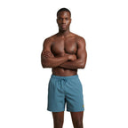 Blue polyamide swim shorts by Lyle & Scott featuring a relaxed fit and drawstring waist, ideal for beach and poolside wear.
