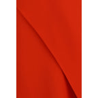 Balenciaga Red Silk Casual Dress