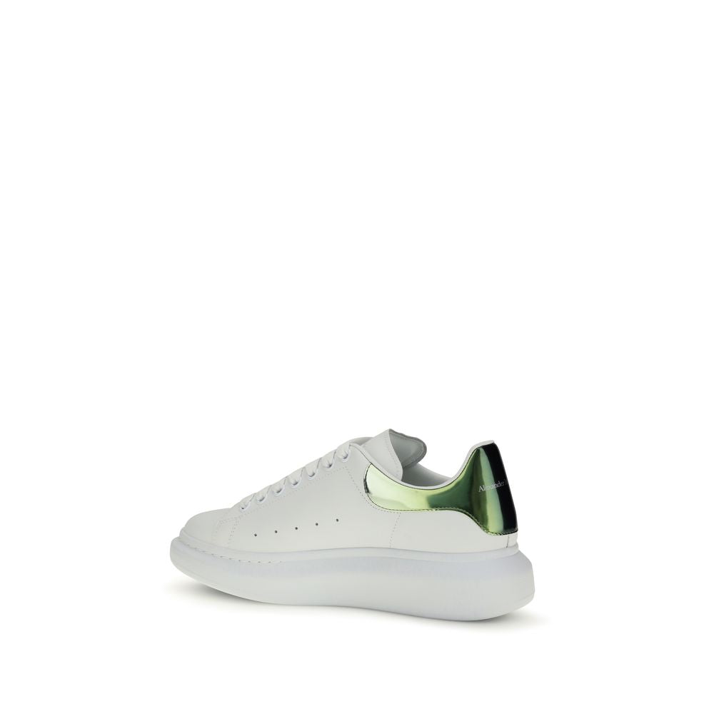 Alexander McQueen White Calf Leather Bos Taurus Platform Sneakers Alexander McQueen
