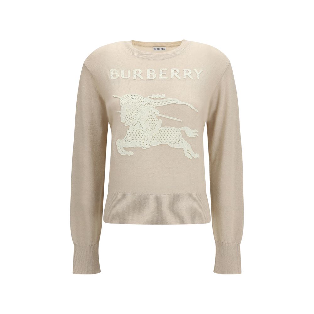 Burberry Beige Polyester Sweatshirt Burberry