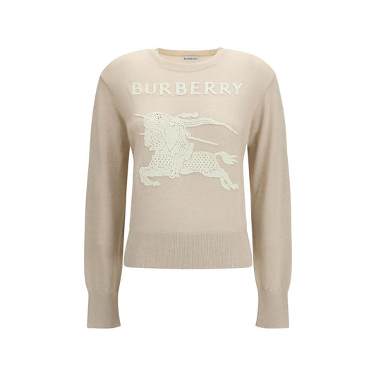 Burberry Beige Polyester Sweatshirt Burberry