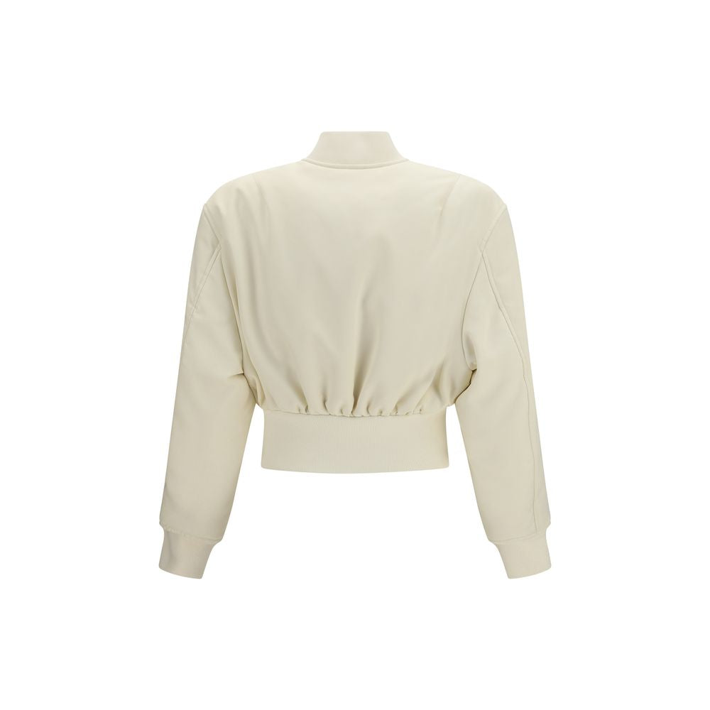 Balenciaga Beige Polyester Bomber Balenciaga