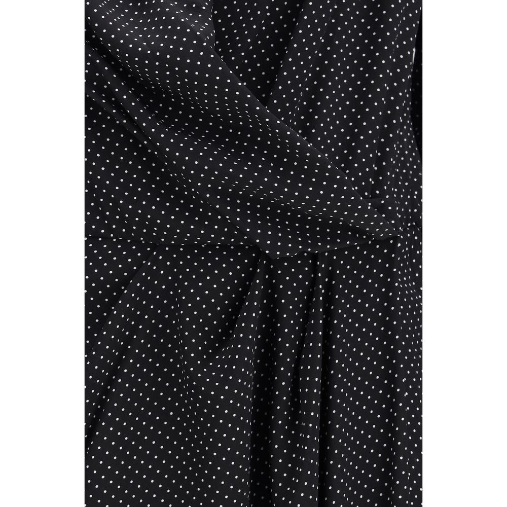 SA SU PHI Black Silk Long Dress SA SU PHI