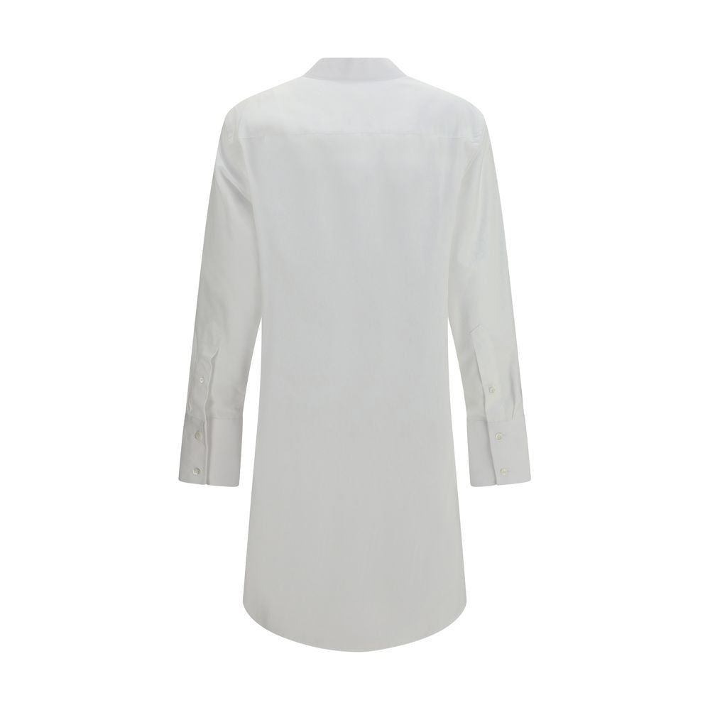 Maison Margiela White Cotton Casual Dress Maison Margiela
