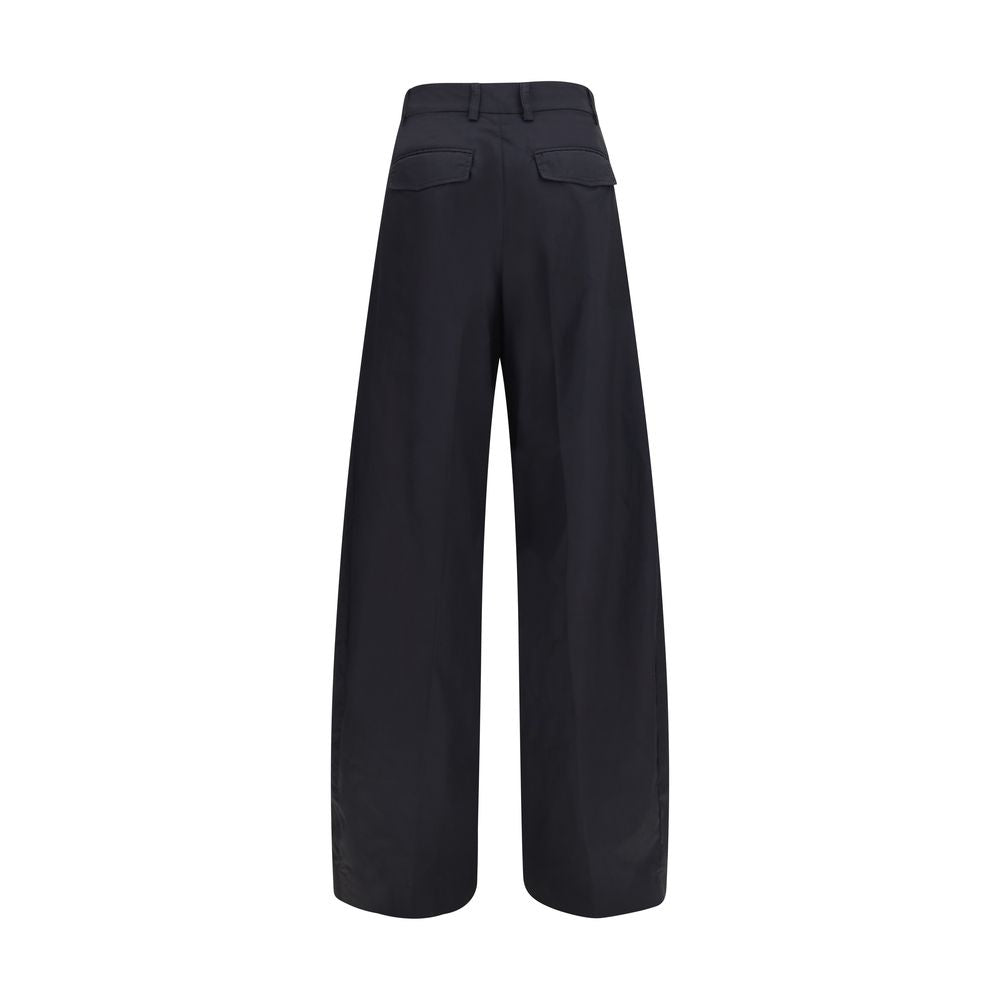 The Latest Black Cotton Casual Pants The Latest