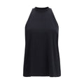 Darkpark Black Cotton Sleeveles T-Shirt Darkpark