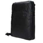 Black leather Piquadro crossbody bag with adjustable strap and sleek design, suitable for everyday use.