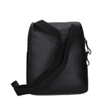 Piquadro black leather crossbody bag with adjustable strap, front pockets, and sleek design for everyday use.