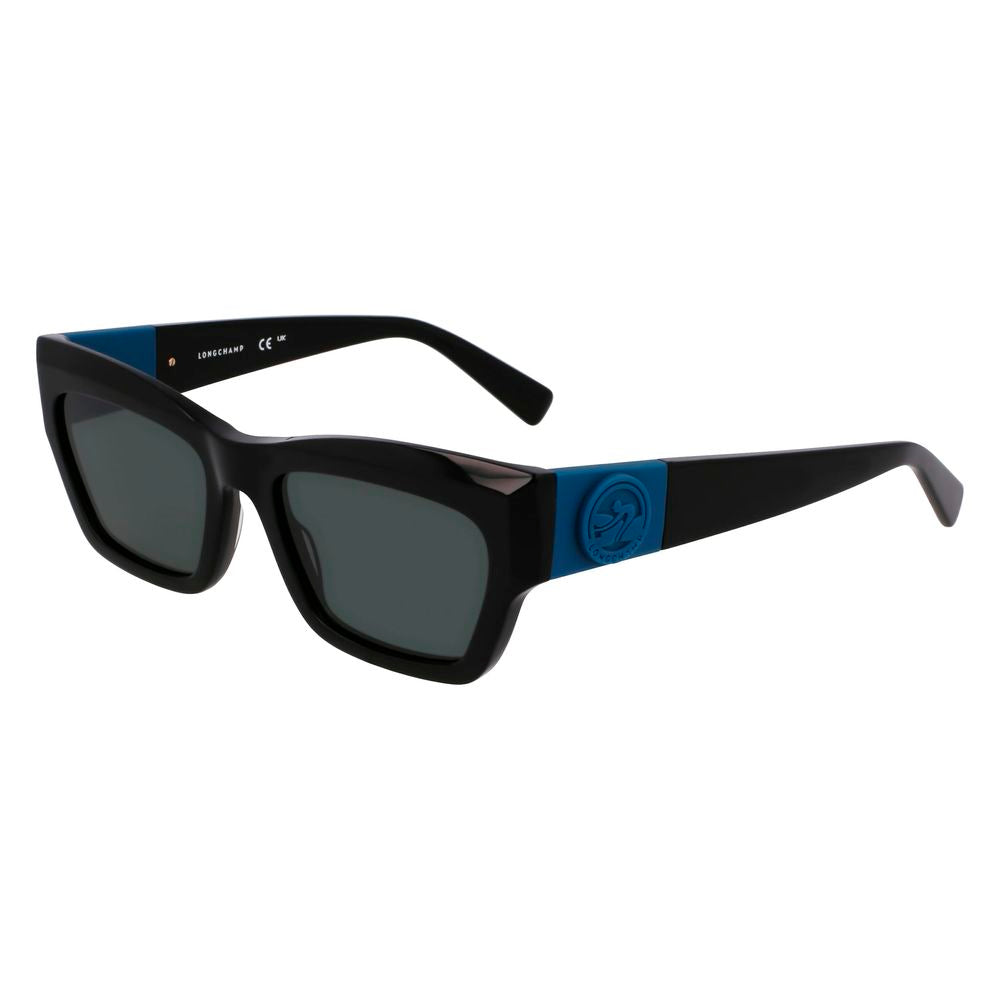 Longchamp Black Acetate Sunglasses Longchamp