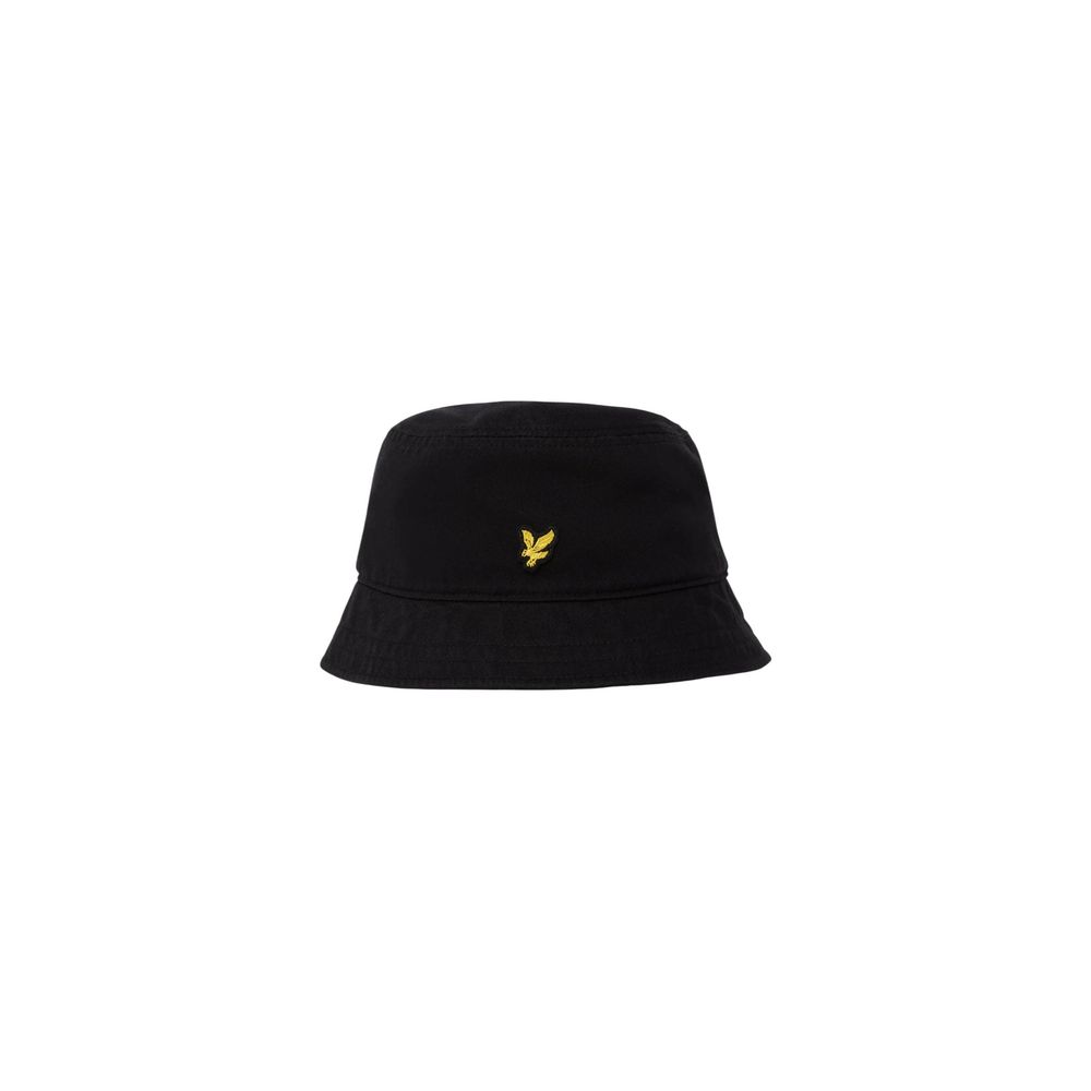 Lyle & Scott Black Cotton Bucket Hat Lyle & Scott