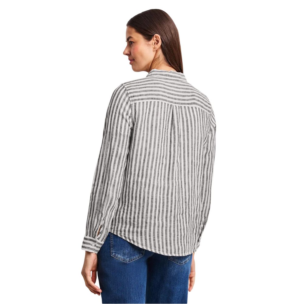 Street One Brown Linen Blouse Street One