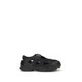 Y-3 Black Calf Leather Bos Taurus Flat Sandals Y-3