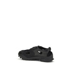Y-3 Black Calf Leather Bos Taurus Flat Sandals Y-3
