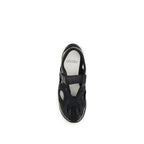 Y-3 Black Calf Leather Bos Taurus Flat Sandals Y-3