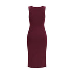 SA SU PHI Purple Silk Long Dress