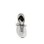 White fabric athletic sneakers by ROA with a sleek design, featuring cushioned soles and stylish laces for activewear.