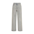 Haikure Blue Cotton Relaxed Fit Jeans Haikure