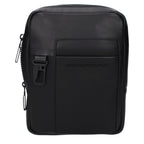 Piquadro Black Leather Crossbody Bag Piquadro