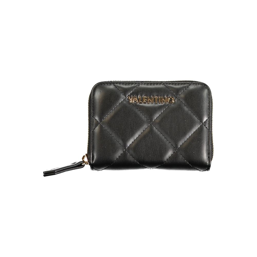 Mario Valentino Black Polyurethane Women's Wallet Mario Valentino