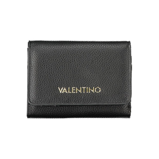 Mario Valentino Black Polyurethane Women's Wallet Mario Valentino