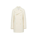 Prada White Wool Coat Prada