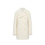 Prada White Wool Coat Prada