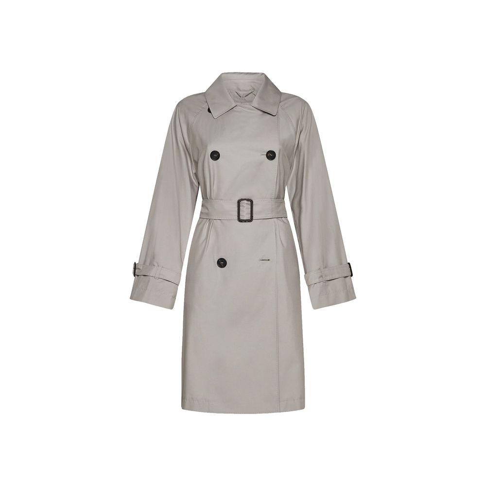 Max Mara Beige Cotton Coat Max Mara