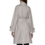 Max Mara Beige Cotton Coat Max Mara