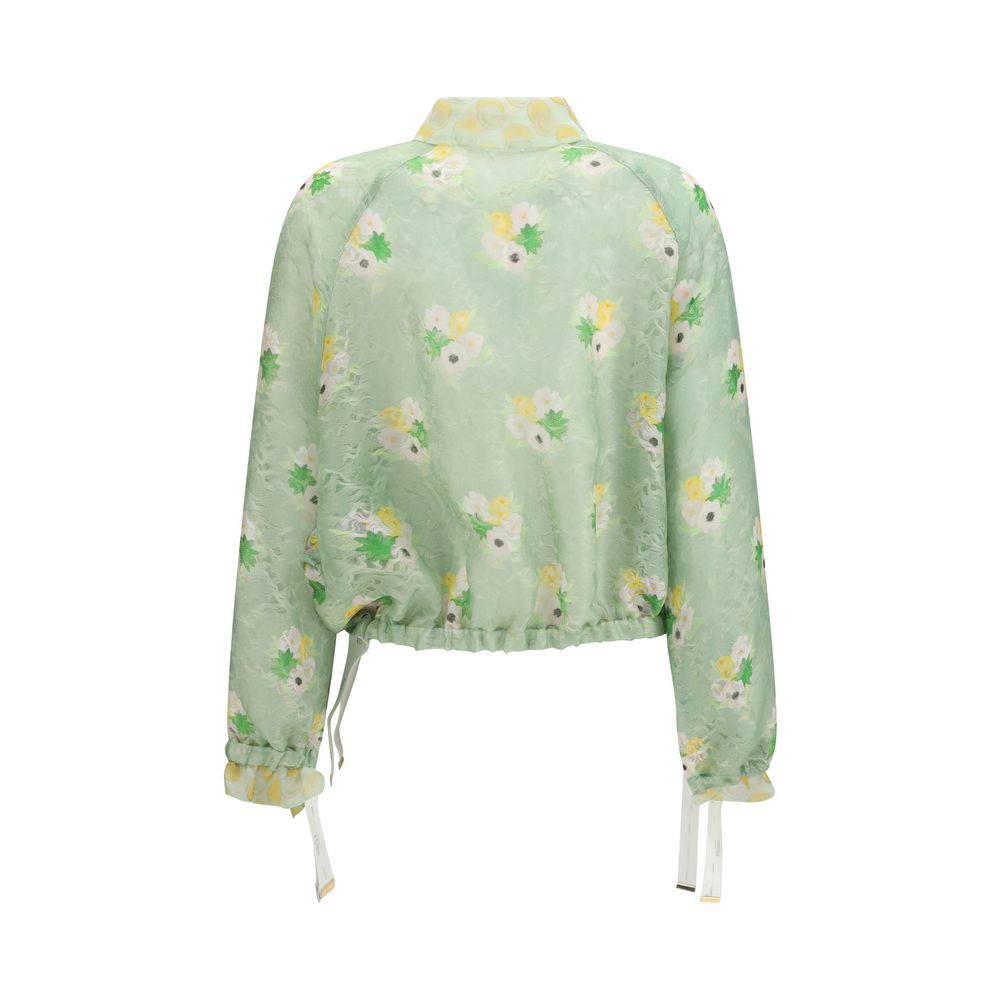 Fendi Bicolor Silk Bomber Fendi