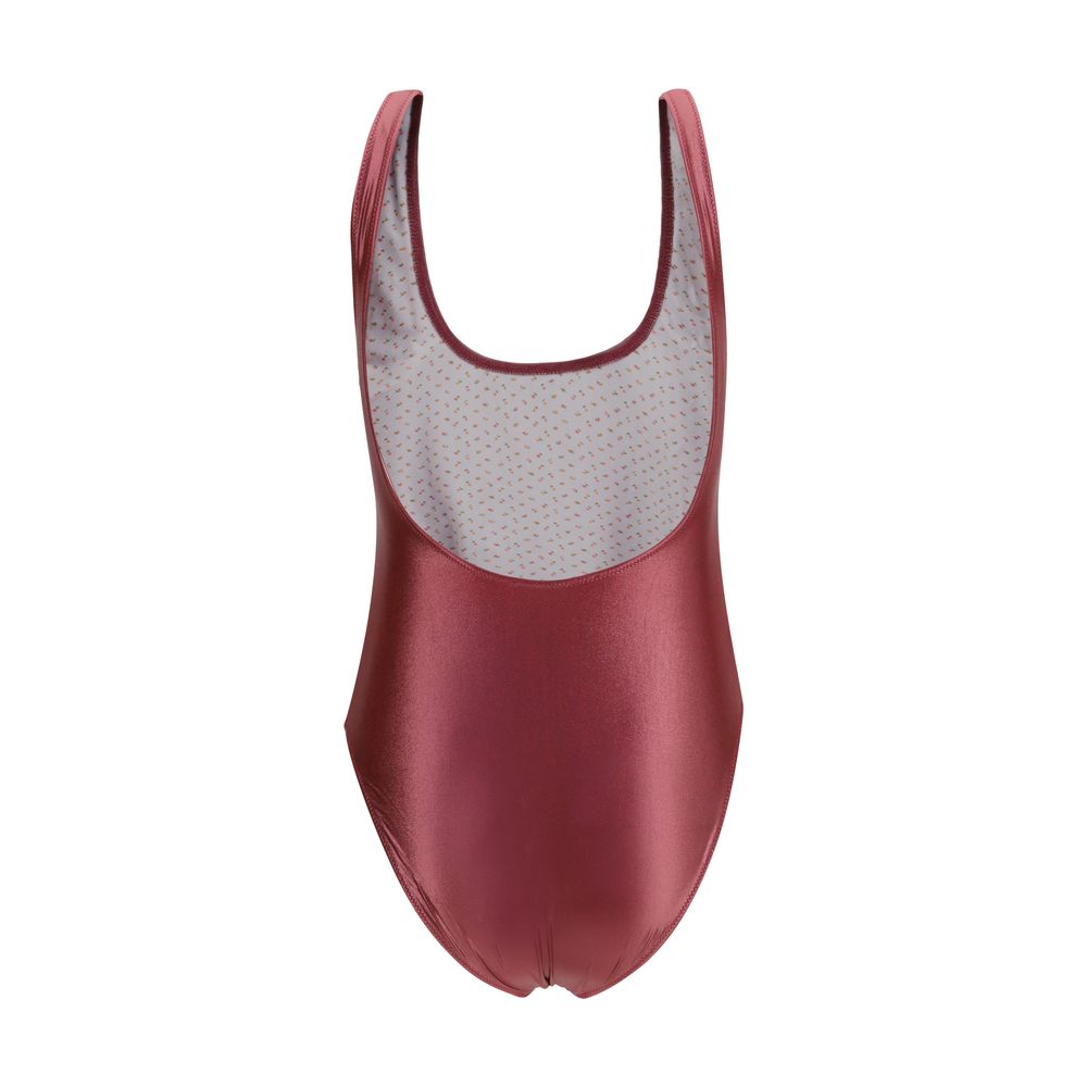 Kristina Ti Bordeaux Polyamide One-Piece Swimsuit Kristina Ti