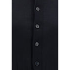 ALAINPAUL Black Cotton Cardigan