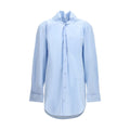 ALAINPAUL Blue Cotton Shirt