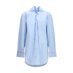 ALAINPAUL Blue Cotton Shirt